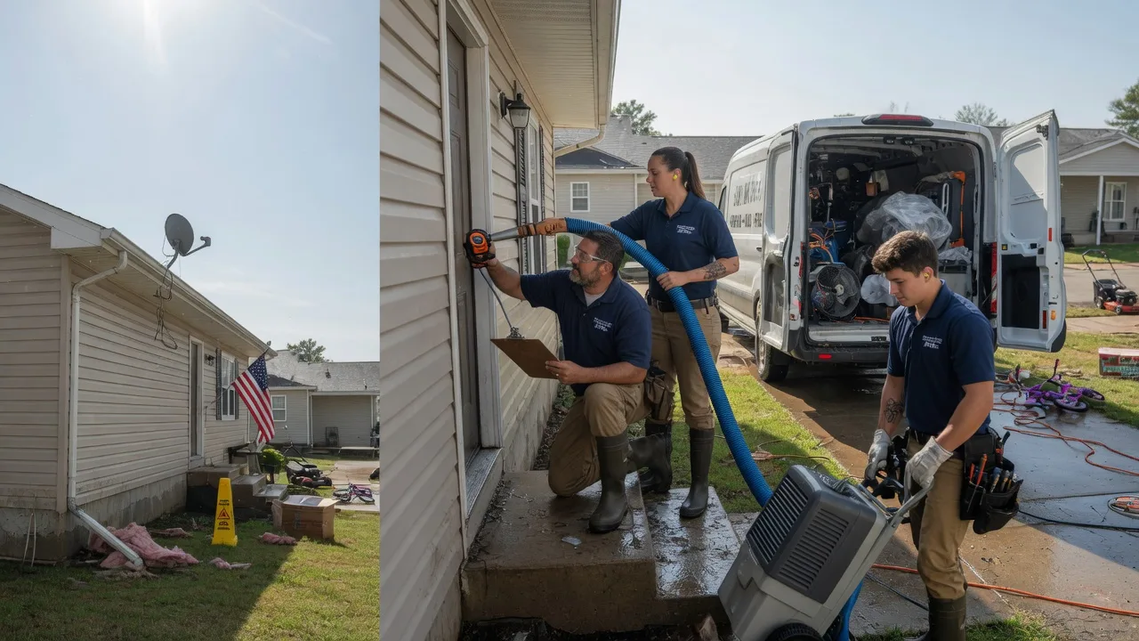 Ceiling Water Damage Restoration in Markesan, WI near me